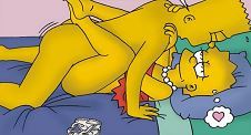 Incesto Bart y Lisa Simpson porno
