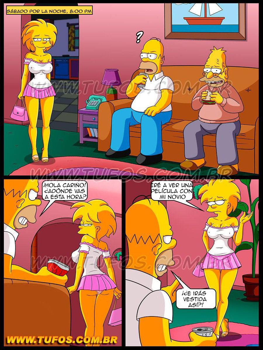 Homero folla a lisa