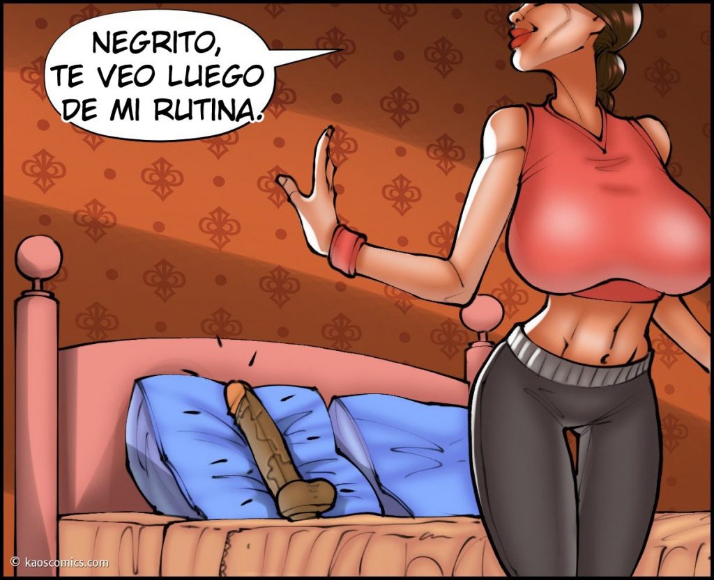 Kaos Comic La Esposa Infiel Y Los Jardineros Negros Milftoon Comic