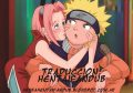 Naruto y Sakura leccion en la intimidad