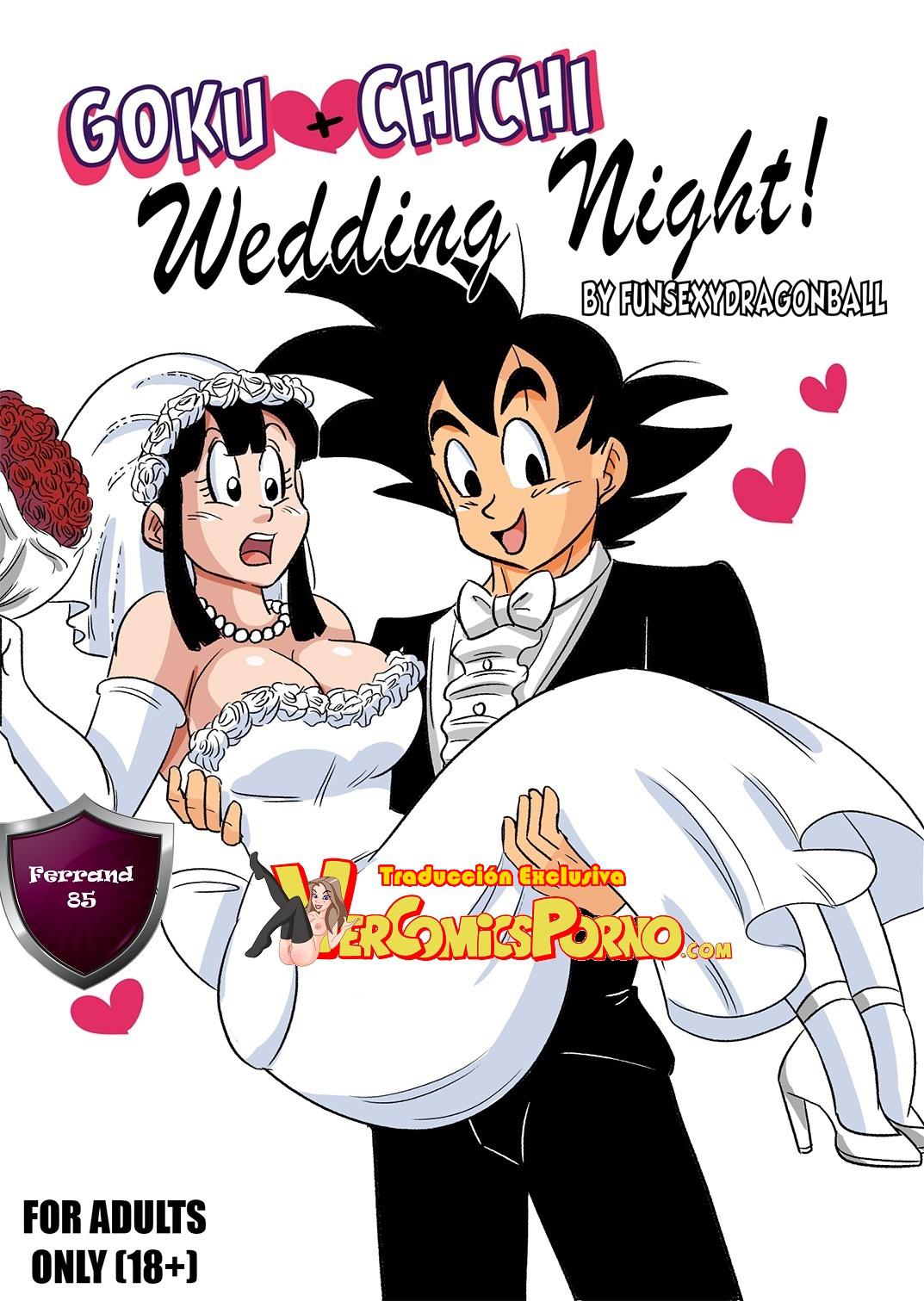Goku y su Esposa MIlk hacen el amor después de la boda