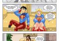 Superman y supergirl en un comic XXX